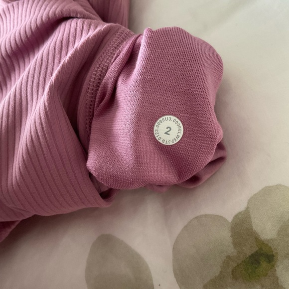 NWT Lululemon High Rise Align 25” Leggings Size 2  Pink - Picture 8 of 10